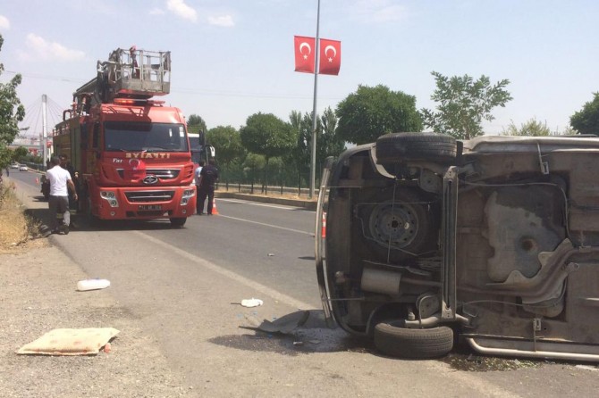 Bingöl'de trafik kazası: 8 yaralı