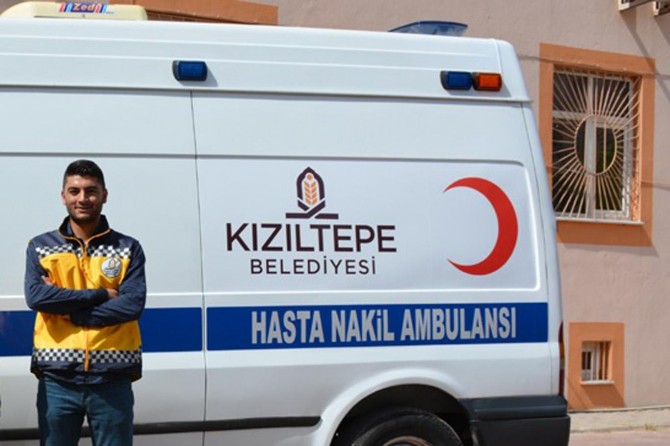 Mardin Kızıltepe Belediyesinden hasta nakil hizmeti