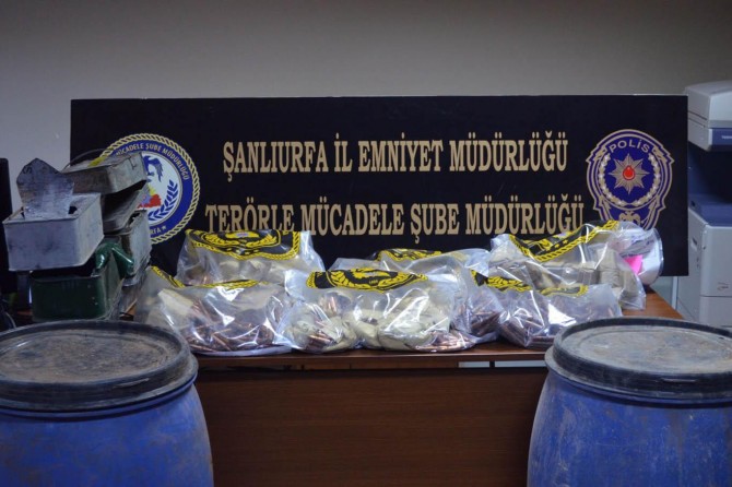 Şanlıurfa’da PKK’ye ait cephanelik ele geçirildi
