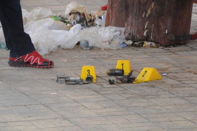 Gaziantep otogarında mühimmat bulundu