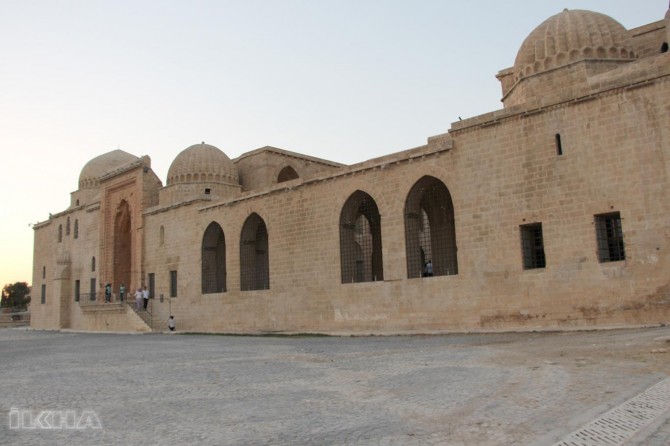 The blood mark in the Kasimiye Madrasa is drawing attention of visitors