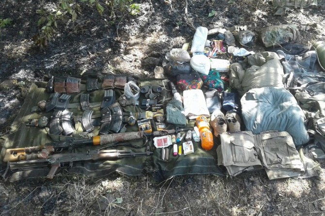 Bingöl’de PKK’ye ait mühimmat ele geçirildi