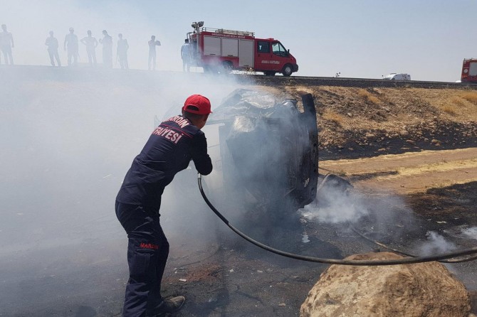 Nusaybin'de trafik kazası:Bir kişi hayatını kaybetti
