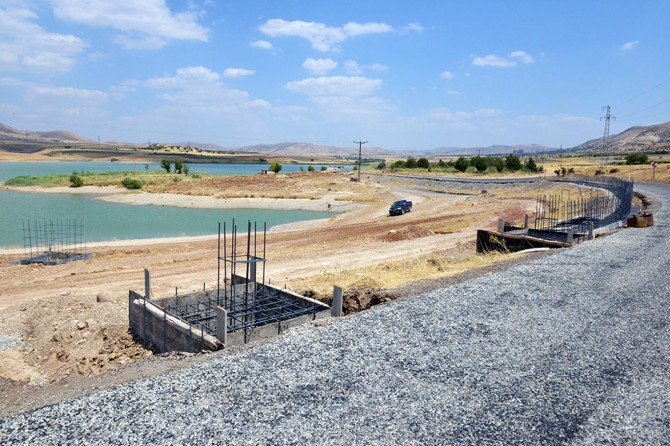 Batman'da Kırkat Göleti mesire alanına kavuşuyor