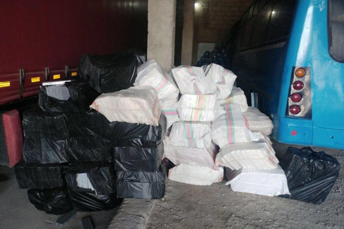 Van’da kaçak sigara ele geçirildi