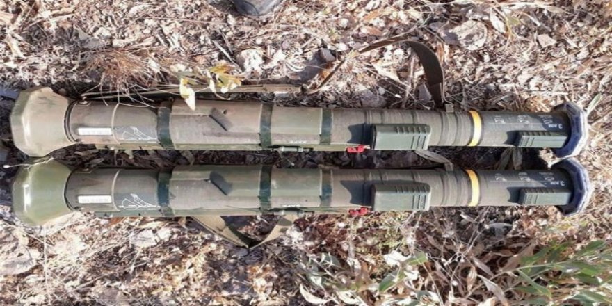 PKK'ye ait İsveç menşeli tanksavar füzeleri ele geçirildi