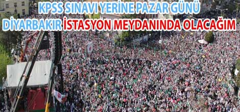 KPSS Sınavı Yerine İstasyon Meydanında Olacağım