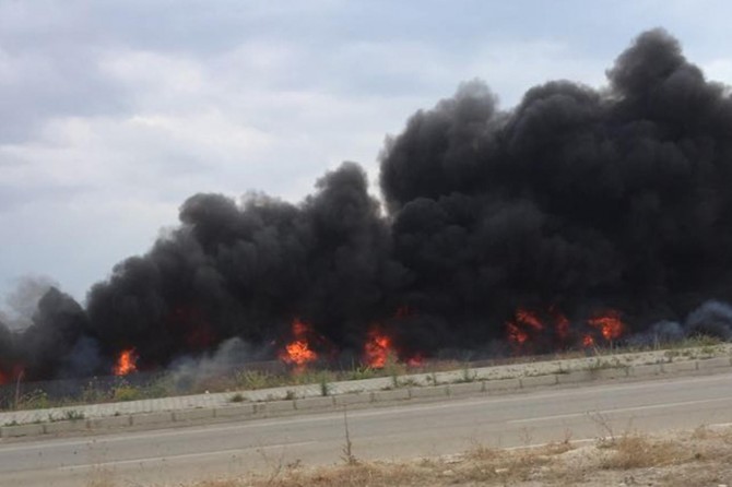 Van Oto Sanayi Sitesi’nde yangın