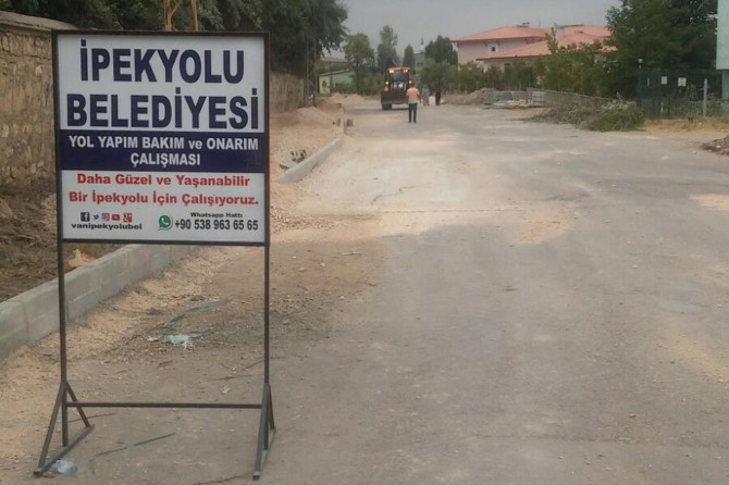 Van'da Veteriner Caddesi yeni çehresine kavuşuyor