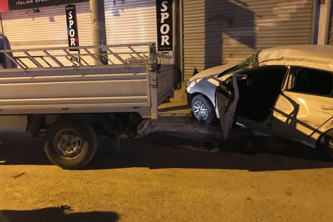 Nusaybin’de trafik kazası: 2 yaralı