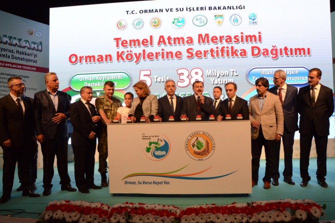 Orman ve Su İşleri Bakanı Eroğlu Hakkari'de