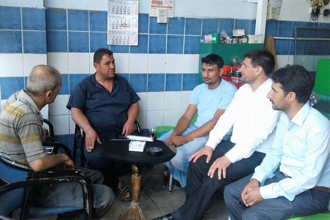 HÜDA PAR'dan Van'da sanayi esnafına ziyaret