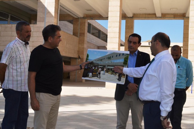 Bitlis'te dere üstü esnafı için yeni iş yerleri yeniden dizayn edilecek