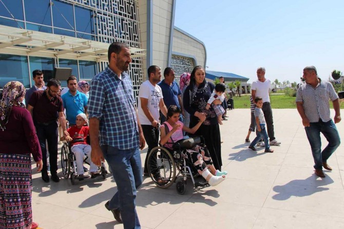 Sakarya’daki traktör kazasında yaralanan çocuklar Mardin’e getirildi