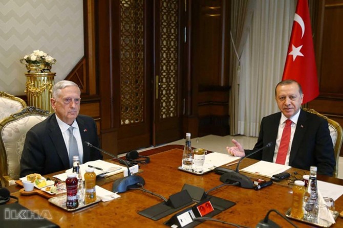 President Erdogan accepts US defense minister