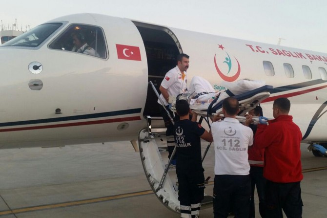 Genç kız kalp nakli için Ankara’ya sevk edildi