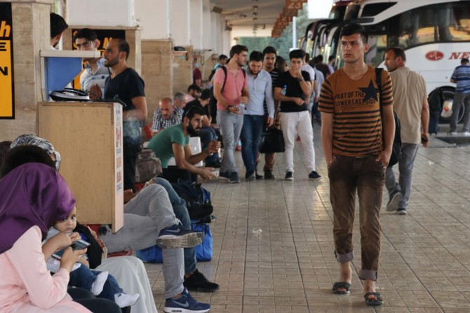 Gaziantep Otogarında hareketlilik başladı
