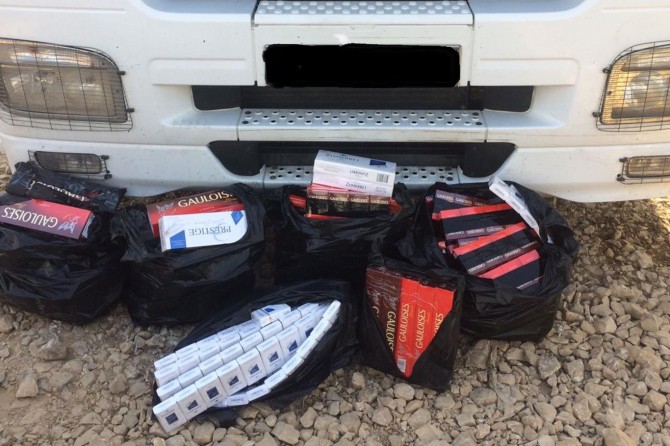 Mardin Kızıltepe’de kaçak sigara ele geçirildi