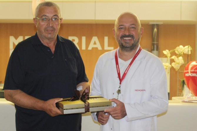 Kanser olan eski belediye başkanı sağlığına kavuştu