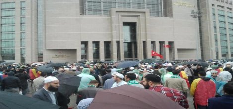 Çağlayan'da 'Hepimiz Cübbeli Ahmet'iz sloganları!