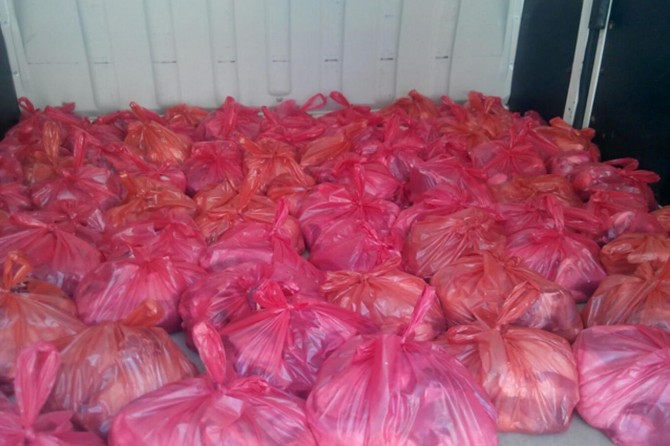 Elazığ Palu’da muhtaç aileler unutulmadı