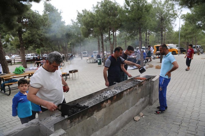 Dülük Tabiat Parkı bayram boyunca ziyaretçi akınına uğradı