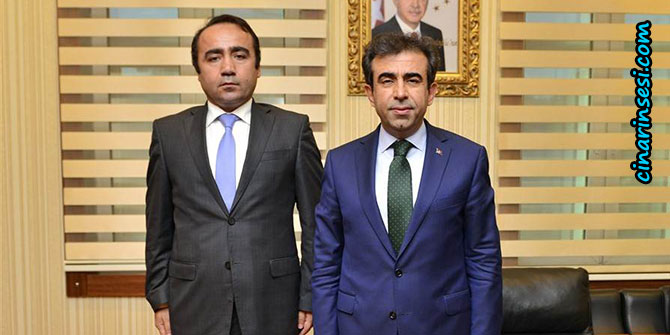 Çınar Kaymakamı İsmail Şanlı'dan, Diyarbakır valisine veda ziyareti