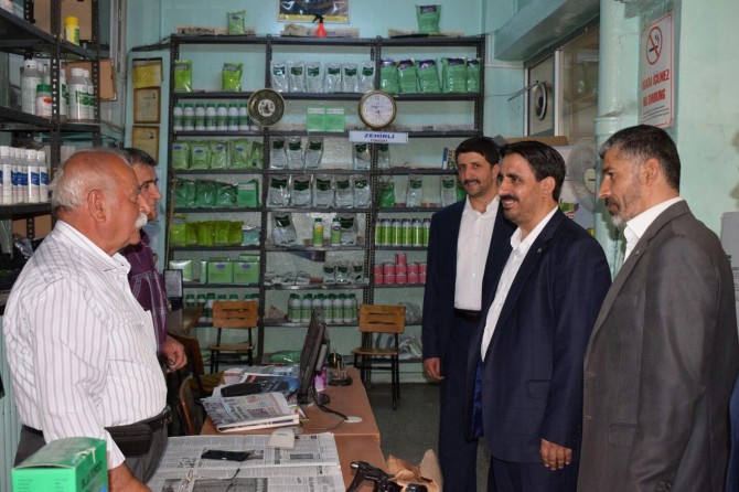 HÜDA PAR Malatya esnafının sorunlarını dinledi