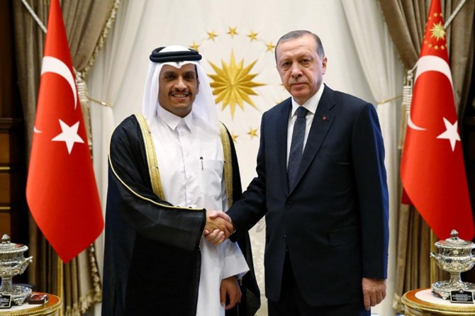 Cumhurbaşkanı Erdoğan, Katar Dışişleri Bakanı El Sani’yi kabul etti
