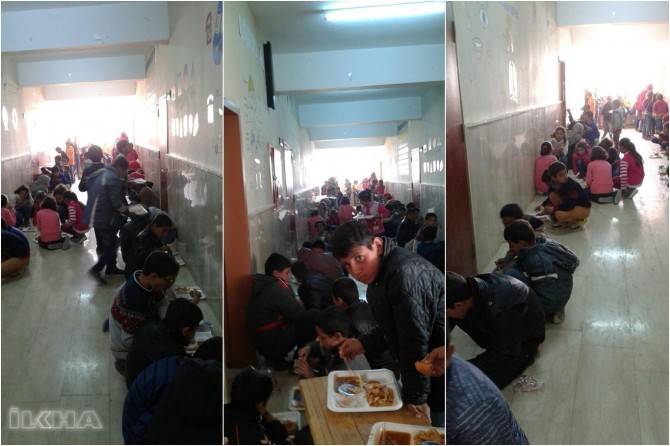 Dê û bav naxwazin zarokên wan di korîdorên mektebê de xwarina xwe bixwin