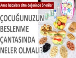 Beslenme Çantanda Neler Var?