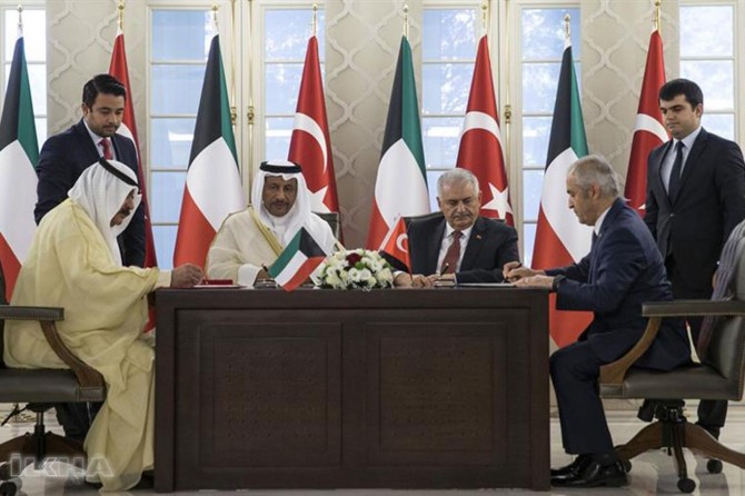 Kuwait Prime Minister es-Sabah in Ankara