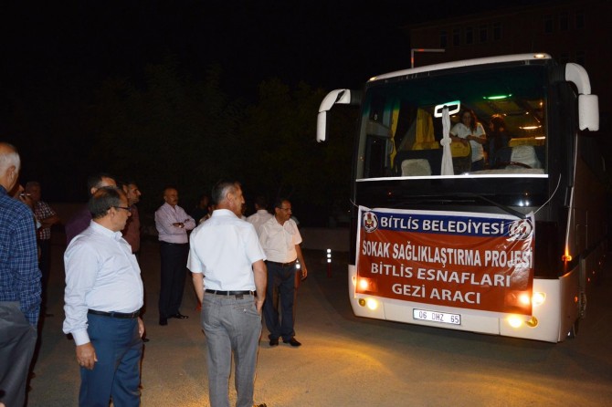 Bitlis esnafı "Sokak Sağlıklaştırması Projesi" kapsamında Gaziantep’e gitti