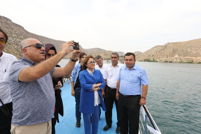 Büyükelçiler Rumkale’yi gezdiler