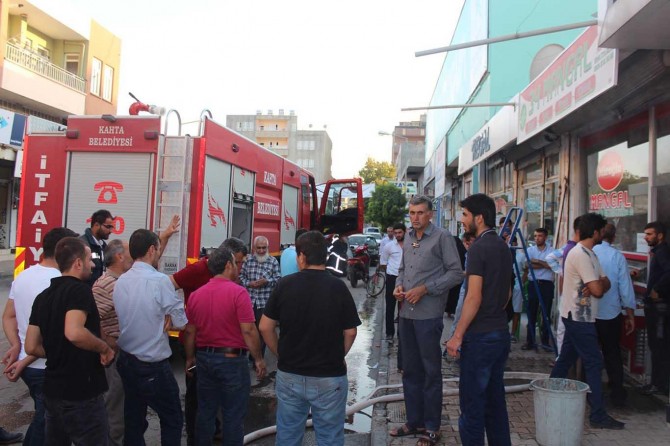 Adıyaman Kahta'da ocakbaşı kül olmaktan son anda kurtuldu