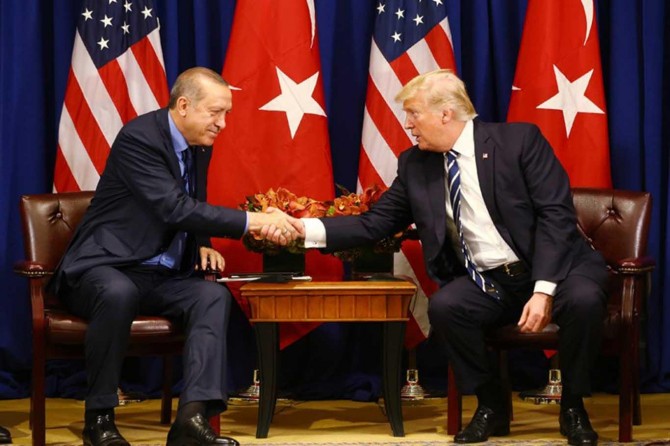 Cumhurbaşkanı Erdoğan Trump ile görüştü
