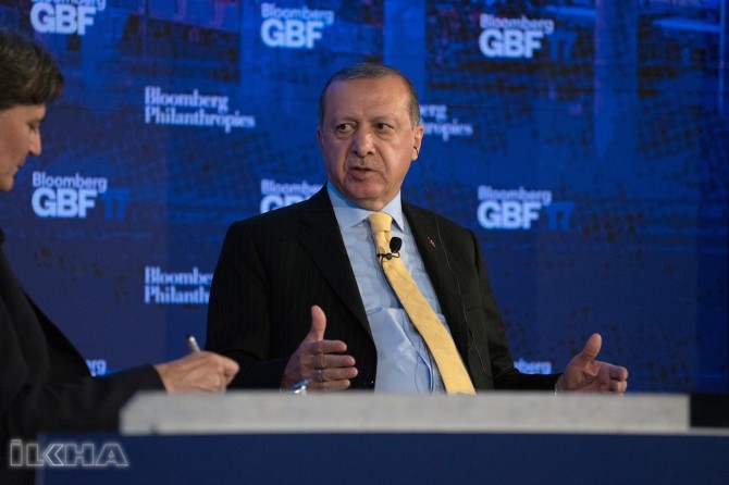 Erdogan di Forma Kar de wê desteka ku Amerîka dide PKKê anî rojevê
