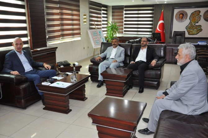 HÜDA PAR şehrin sorunlarını Belediye Başkan Vekiline iletti