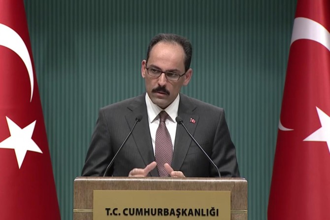 Cumhurbaşkanlığı Sözcüsü Kalın'dan referandum açıklaması