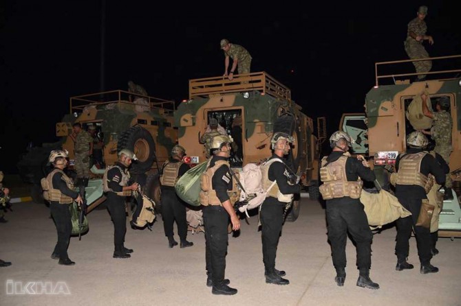 Joint exercise from Turkish and Iraqi armies