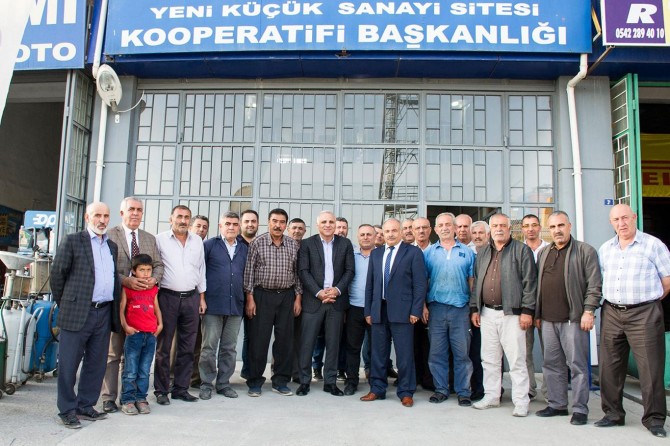 Vali Zorluoğlu sanayi esnafını ziyaret etti