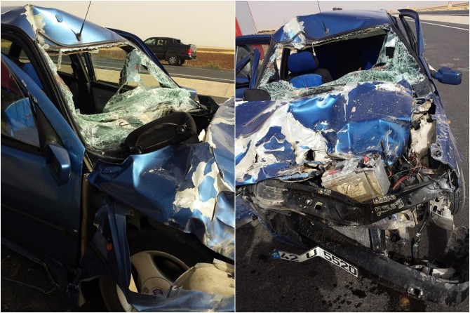 Nusaybin'de trafik kazası: 2 kişi yaralı