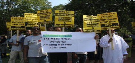 Beyaz Saray önünde protesto gösterisi