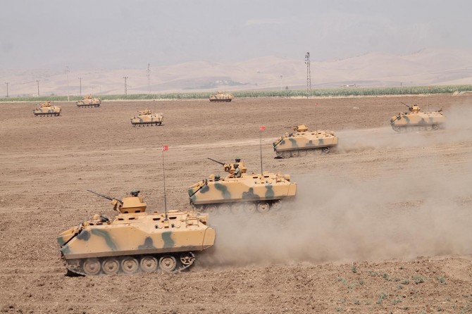 Habur Bölgesindeki tatbikat 10’uncu gününde devam ediyor