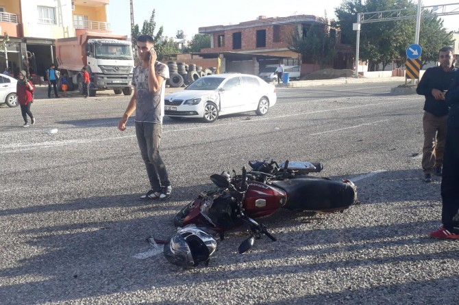 Batman Beşiri'de motosiklet otomobile çarptı: 1 ölü