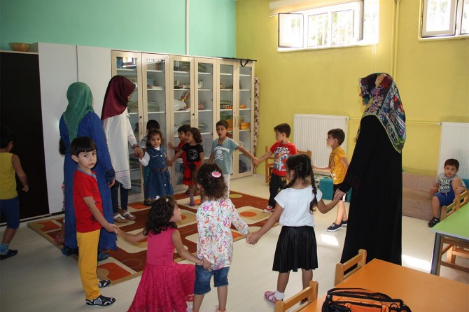 4-6 Yaş Kur'an Kursu'na miniklerden yoğun ilgi