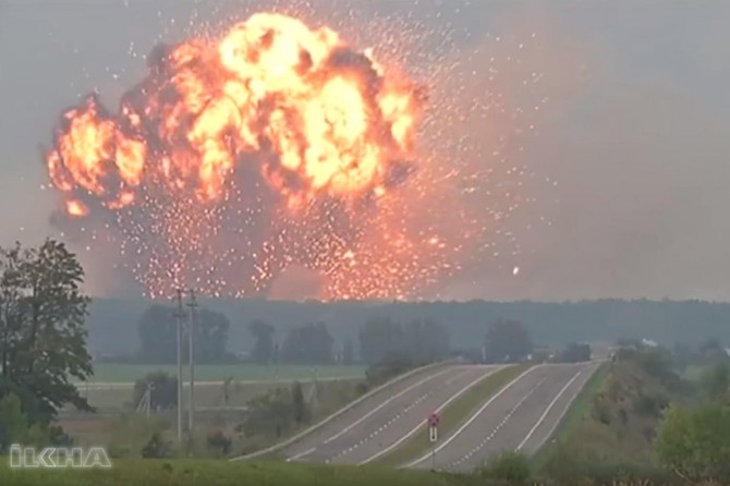 Explosion in ammunition in Ukraine: 24 thousand people evacuated