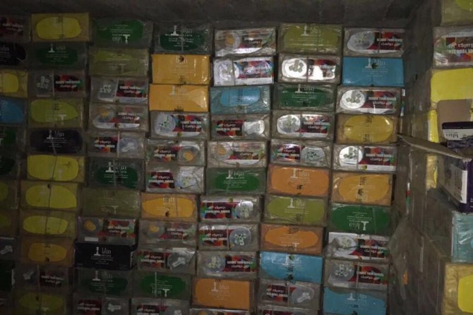 Van’da kaçak sigara ve nargile tütünü ele geçirildi