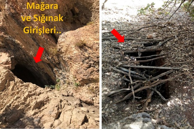 ​Diyarbakır Dicle 'de PKK tarafından kullanılan 4 mağara kullanılamaz hale getirildi