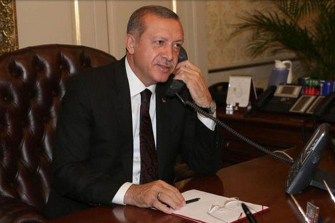 Erdoğan Katar Emiri ile telefonda görüştü